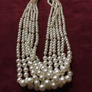 Vintage Faux Pearl Necklace